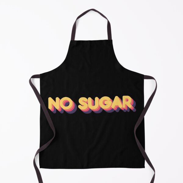 Item preview, No sugar 80s Retro Typographic Design For People Who Dont Want Sugar designed and sold by NightGleam.