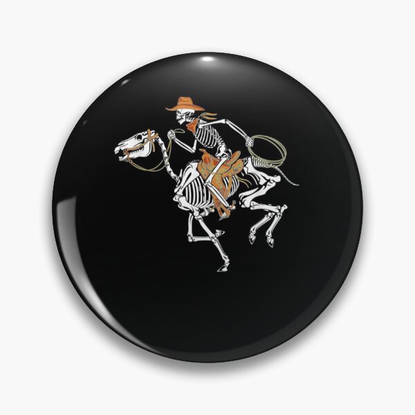 Item preview, Skeleton Cowboy Riding Horse Halloween Rider designed and sold by kirsticharles.