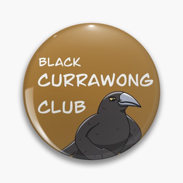 Item preview, Black Currawong Club - Tasmanian Bird designed and sold by MadSkullDesigns.