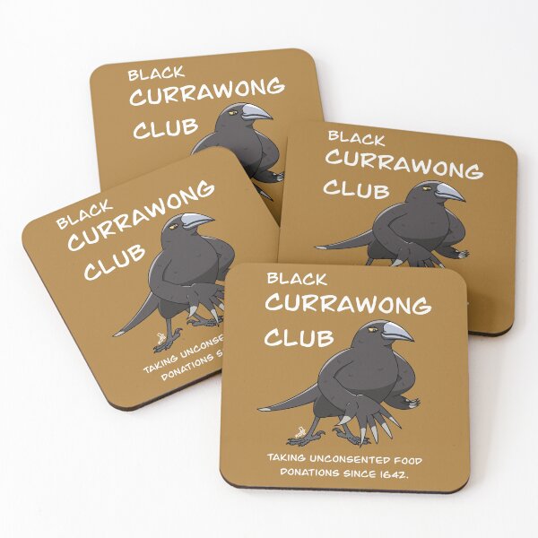 Item preview, Black Currawong Club - Tasmanian Bird designed and sold by MadSkullDesigns.