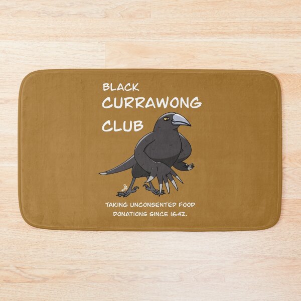 Item preview, Black Currawong Club - Tasmanian Bird designed and sold by MadSkullDesigns.