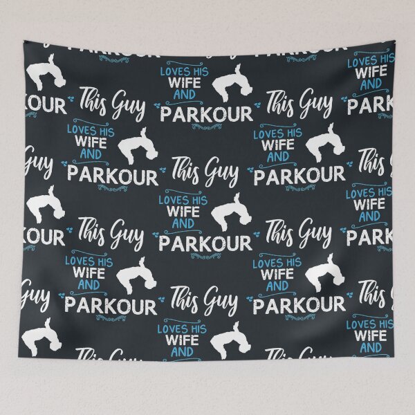 Item preview, Guy Wife Parkour Funny Design For Gift designed and sold by AustonNevin.