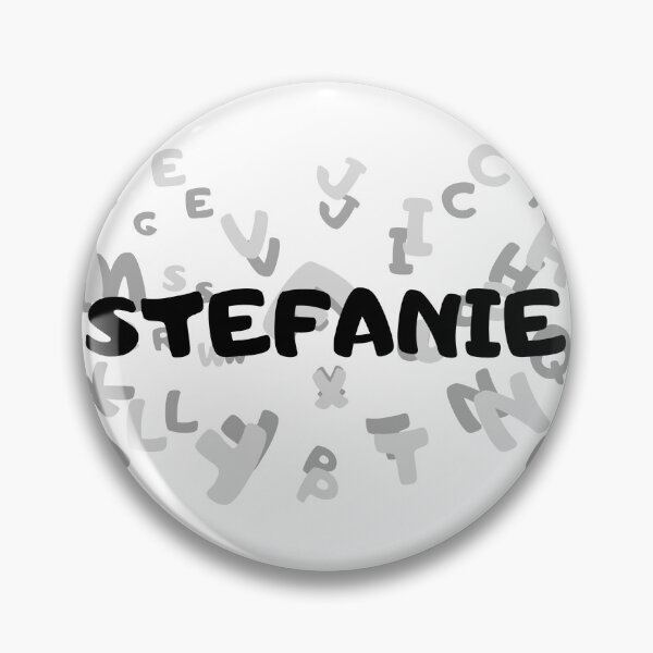 Artikelvorschau, Der Name Stefanie entworfen und verkauft von Initial-Inlook.