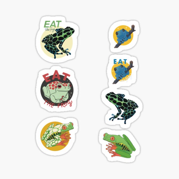EAT THE FROG | STICKER SET Sticker