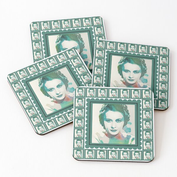 Item preview, Barbara Stanwyck digital watercolour pattern designed and sold by Arkadina.