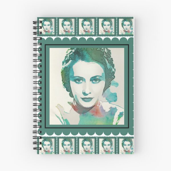 Item preview, Barbara Stanwyck digital watercolour pattern designed and sold by Arkadina.