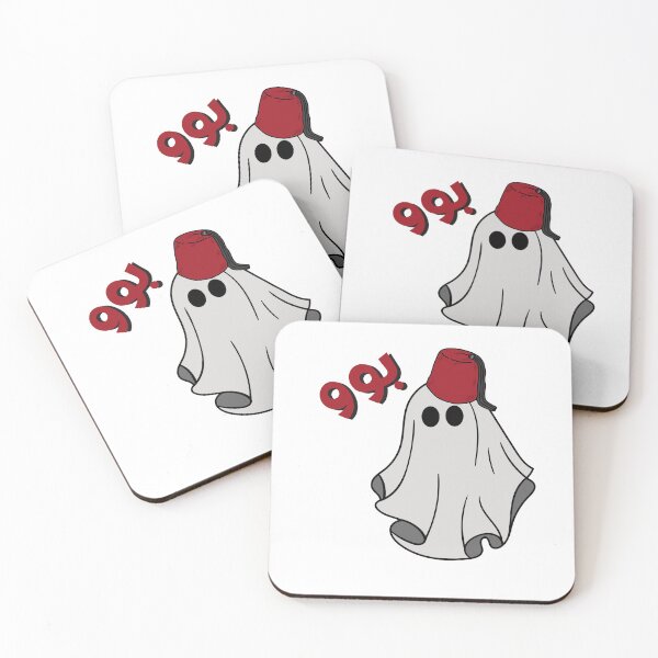 Item preview, Halloween ghost with Arabic touch White Background designed and sold by SalxSal.