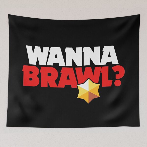 Item preview, Wanna brawl - Brawl Stars designed and sold by Store-Designify.