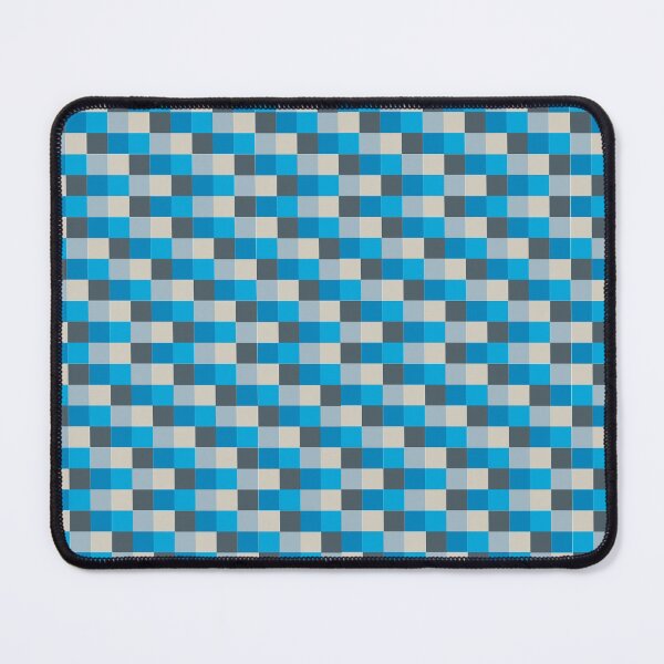 Item preview, BLUE BOXES, CHECKERED PATTERN   designed and sold by GracePrintShop.