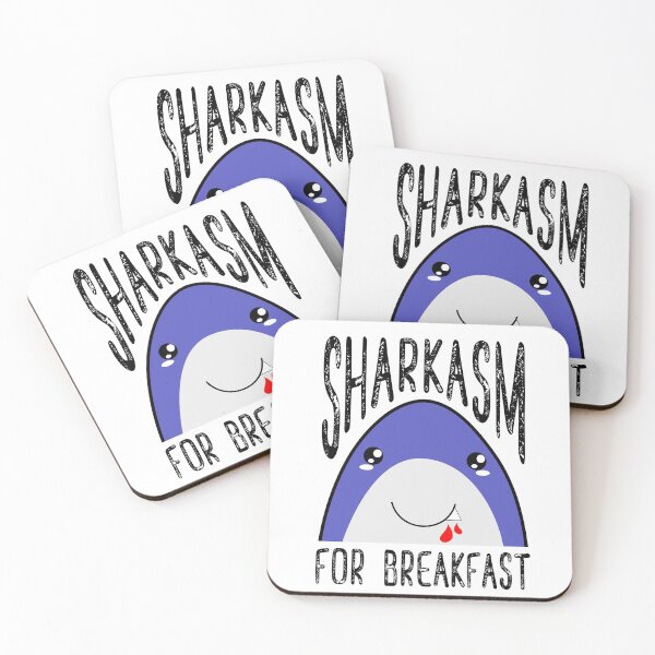 Item preview, Sharkasm For Breakfast designed and sold by DAFIN.