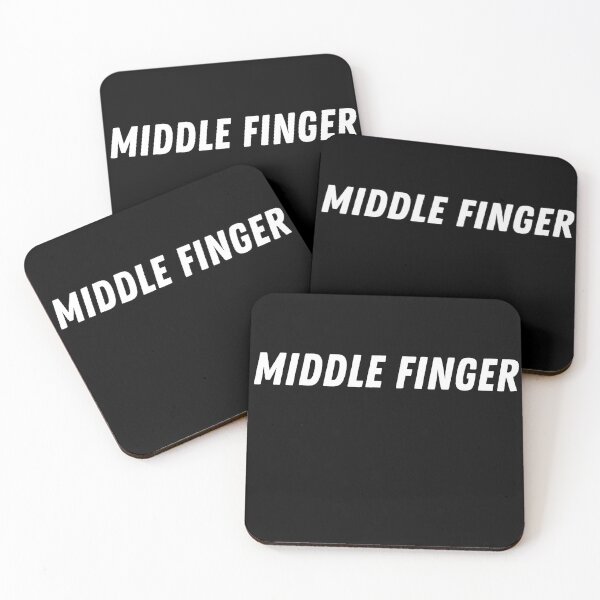 Item preview, Middle Finger Funny Slogan Design designed and sold by Viral-Style.