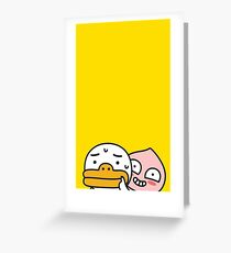 KakaoTalk Friends Tube & Apeach Greeting Card