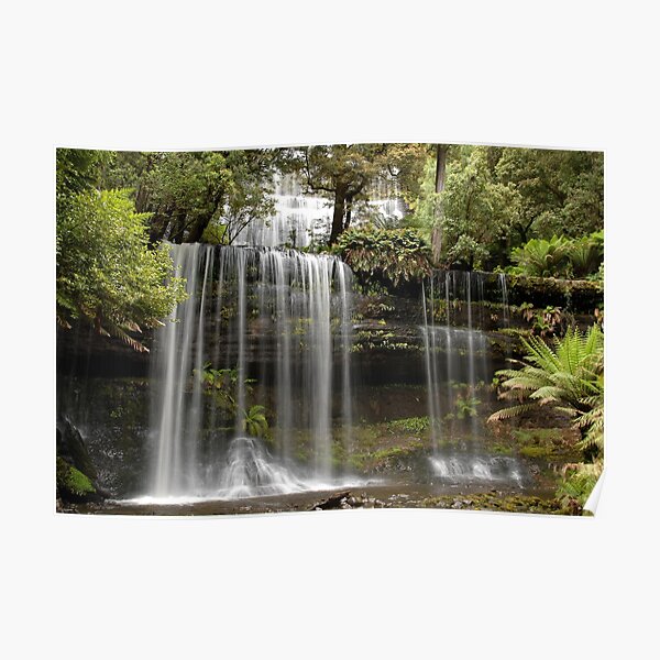 Water Falls,Tasmania Poster
