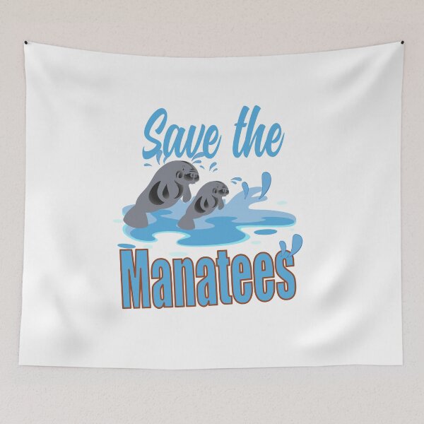 Item preview, Save the Manatees designed and sold by Camelstop.