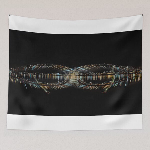 Item preview, Reykjavik Iceland, city night light designed and sold by kathleenjean.