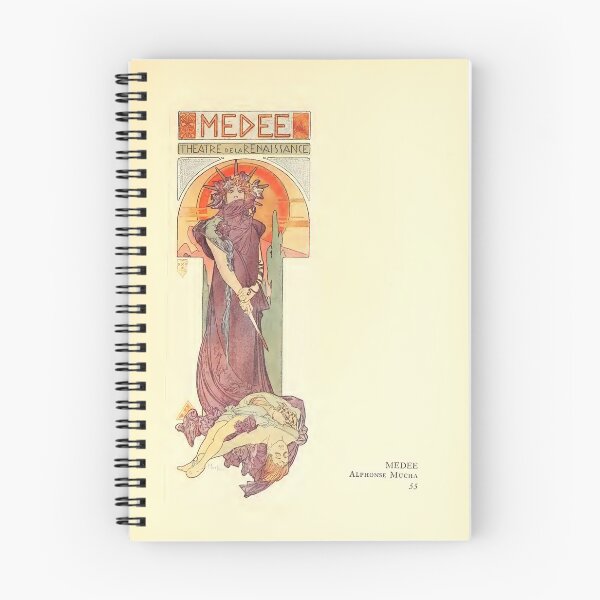 Item preview, Medee Alphonse Mucha Vintage Retro Magazine Advertisement designed and sold by KimCheetham.