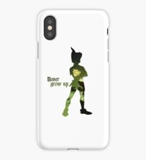 Never Grow Up iPhone Case