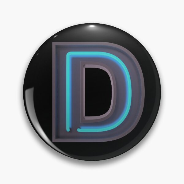 Artikelvorschau, Blaues Neonschild Buchstabe D, Led Schild entworfen und verkauft von Ruby Jackson.