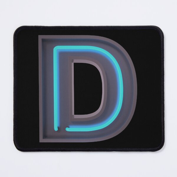 Item preview, Blue Neon Sign Letter D, Led Sign designed and sold by Ruby Jackson.
