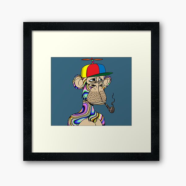 Bored Ape Yacht Club #9728 Framed Art Print
