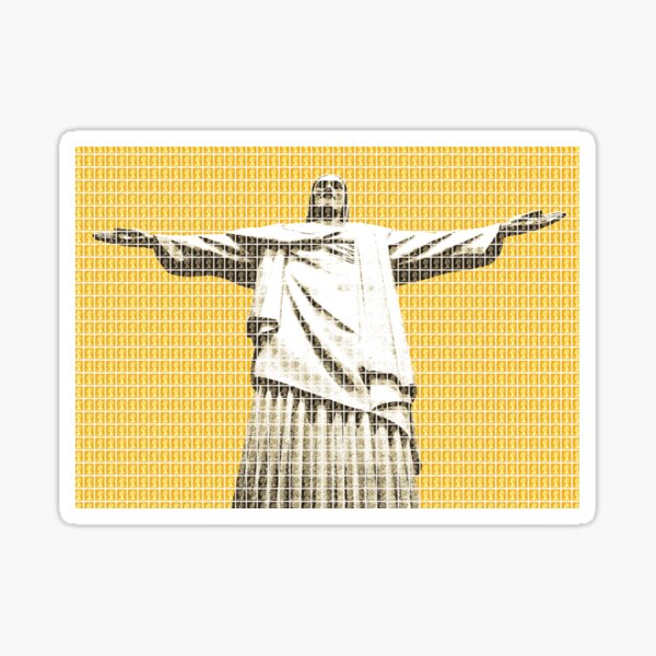 Item preview, Christ the redeemer - Yellow designed and sold by Gary Hogben.