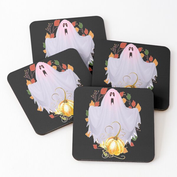 Item preview, Ghost and Pumpkin Design Spooky Halloween kawaii fun design,  Vintage Halloween, Kawaii Carved Pumpkin Vibes,Witches Brew And All Things Halloween designed and sold by Adri Barnard.