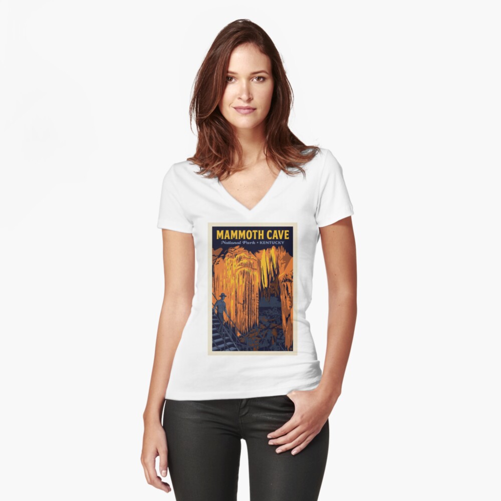 Item preview, Fitted V-Neck T-Shirt designed and sold by DojiHome.