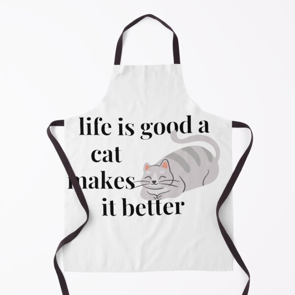 Item preview, life is good a cat makes it better designed and sold by Ben wolF.
