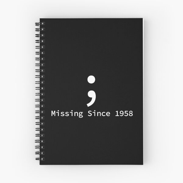 Item preview, Semicolon; missing since 1958 designed and sold by yoshra.