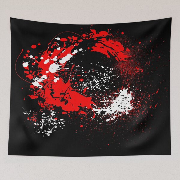Item preview, Red, White, and Black paint splatter designed and sold by jcad216.