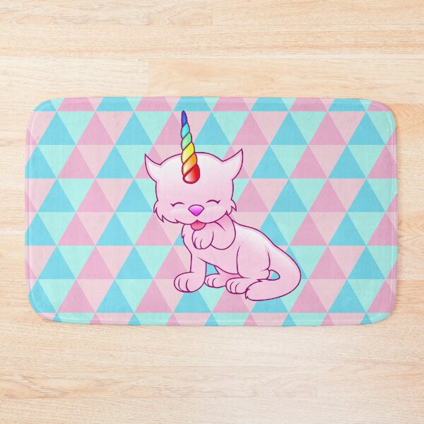 Item preview, Unicorn Cat Geometric Background designed and sold by DAFIN.