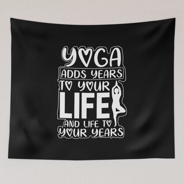 Item preview, Yoga Adds Years To Your Life And Life To Your Years designed and sold by RsK_DeSiGn.