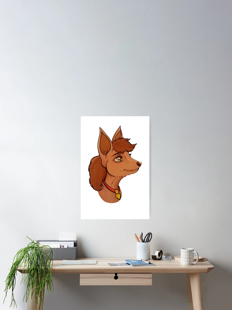 Imagen 2 de 3, Póster con la obra Perro Roxie, diseñada y vendida por Nettus.