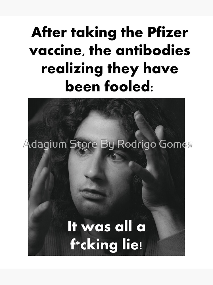 "Antibodies have been tricked" Sticker for Sale by AdagiumStore Redbubble