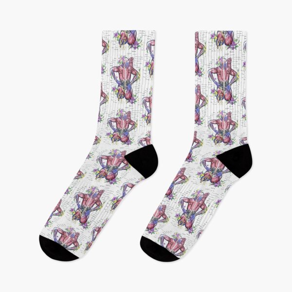 Item preview, Chronic Pain Labelled | Back Anatomy | Cosmic Floral Anatomy designed and sold by Karli Mogen.