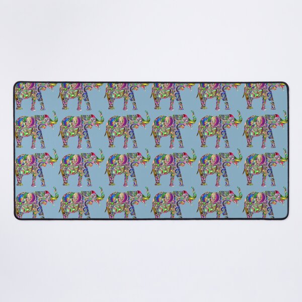 Item preview,  Paisley Green-Mandala Elephant-Psychedelic Colors designed and sold by DiensDesign.