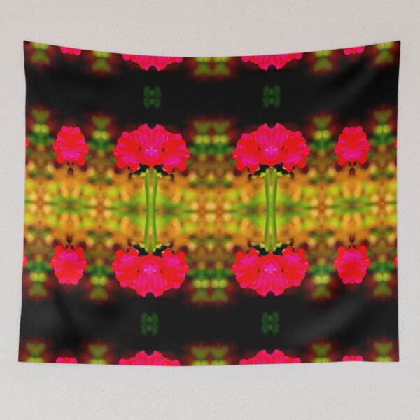 Item preview, Pink Geranium Pattern designed and sold by Geoff Treagus.