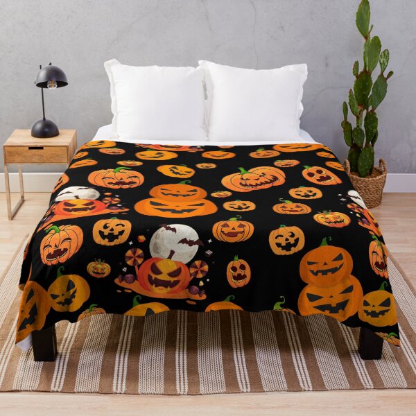 Item preview, Halloween Pumpkin Pattern designed and sold by CreativeMansion.