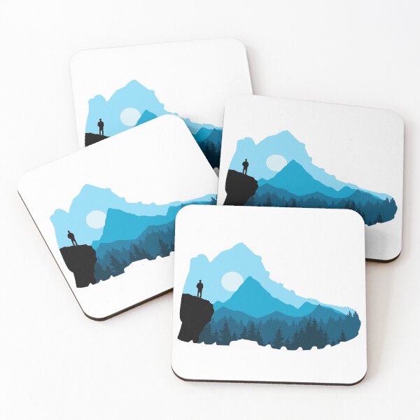Item preview, Hiking boots, colorful landscape designed and sold by landscapeworlds.