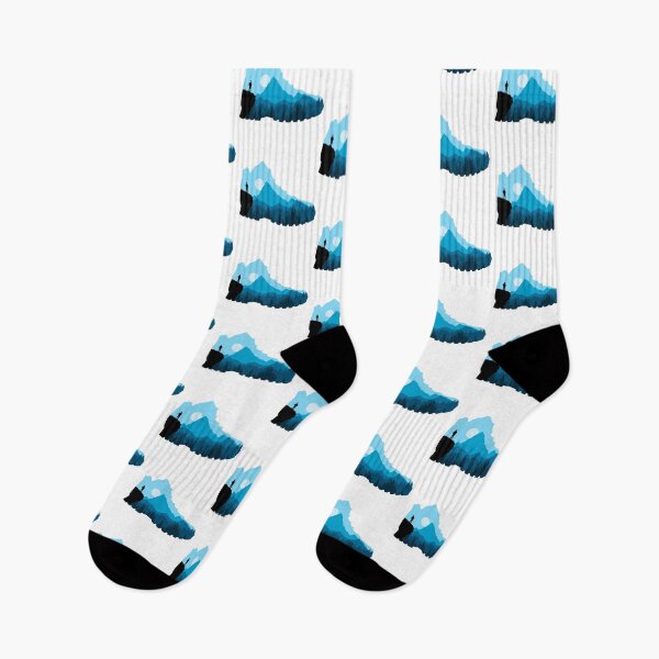 Item preview, Hiking boots, colorful landscape designed and sold by landscapeworlds.