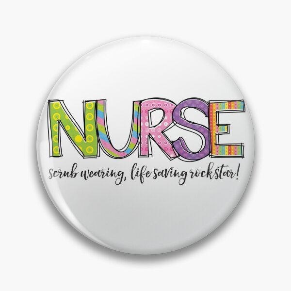 Item preview, Nurse Scrub Wearing, Life Saving Rockstar! designed and sold by IllustrT.