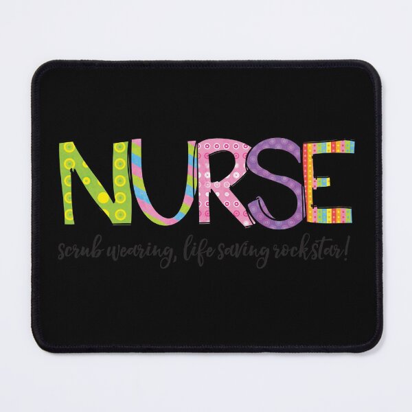 Item preview, Nurse Scrub Wearing, Life Saving Rockstar! designed and sold by IllustrT.