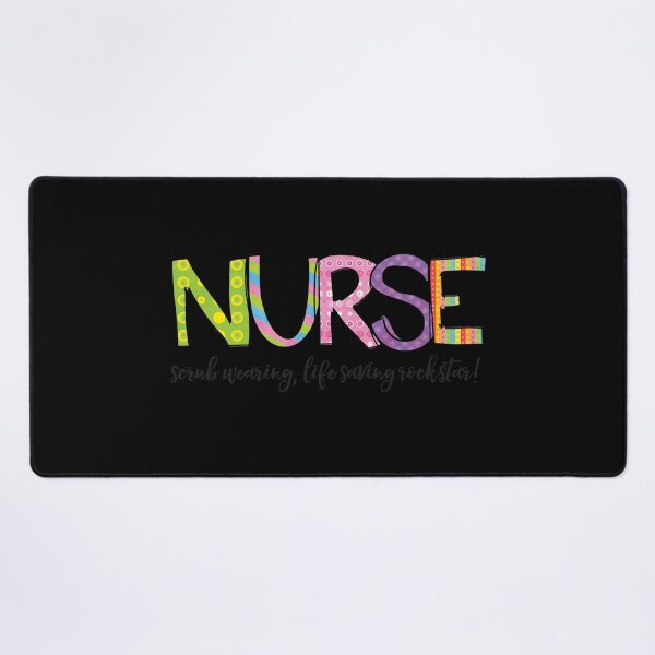 Item preview, Nurse Scrub Wearing, Life Saving Rockstar! designed and sold by IllustrT.
