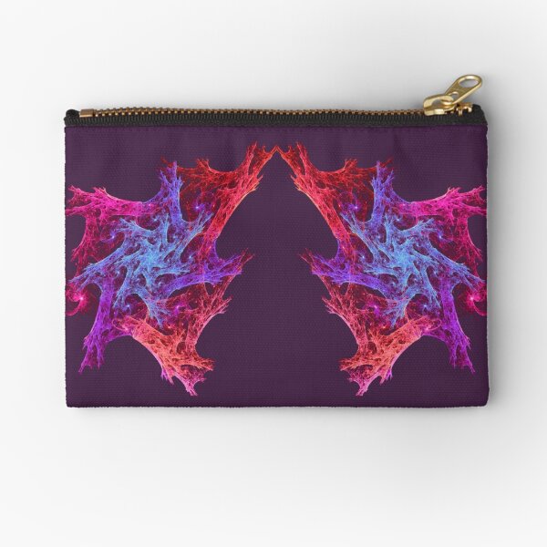 Heart chaos #fractal art Zipper Pouch