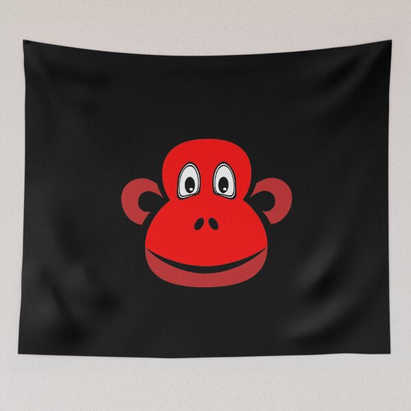 Item preview, Cheeky Chimp Red designed and sold by shavenmonkeys.