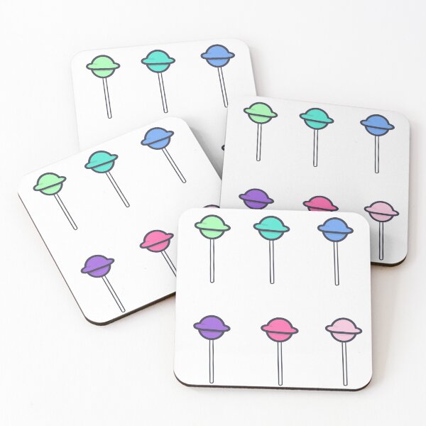 Aperçu de l'œuvre joli pack d'autocollants de petites sucettes créée et vendue par moonbean-art.