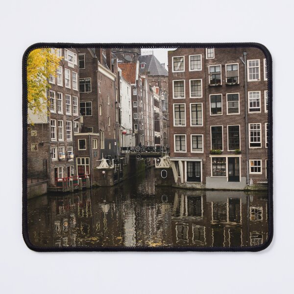 Item preview, Amsterdam - Reflecting on Autumn Canal Houses designed and sold by Georgia Mizuleva.
