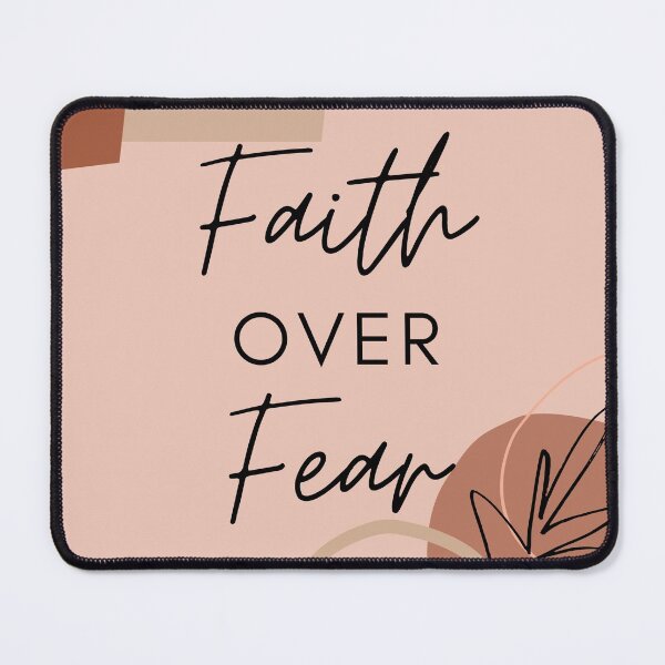 Item preview, Faith Over Fear Typography Aesthetic Quotes designed and sold by Trisha Banlasan.
