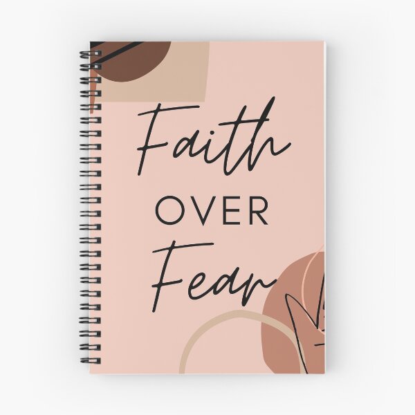Item preview, Faith Over Fear Typography Aesthetic Quotes designed and sold by Trisha Banlasan.