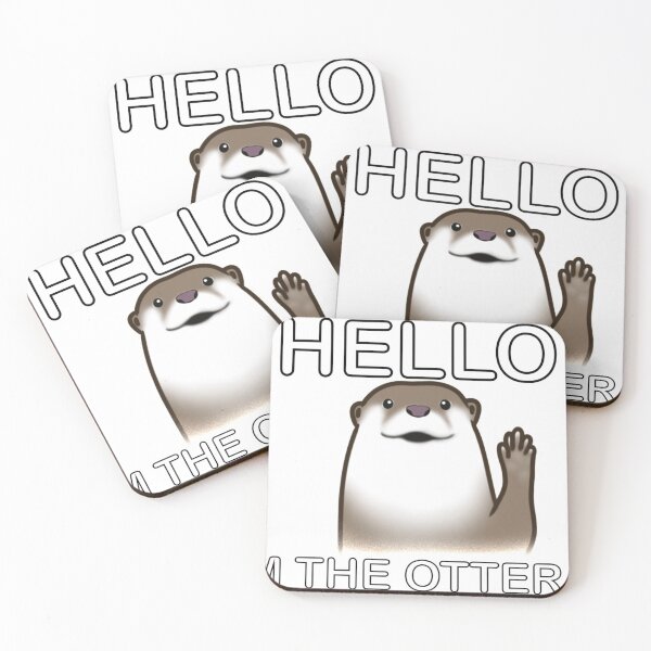 Item preview, Hello From The Otter Side designed and sold by OTTERFAMILY.